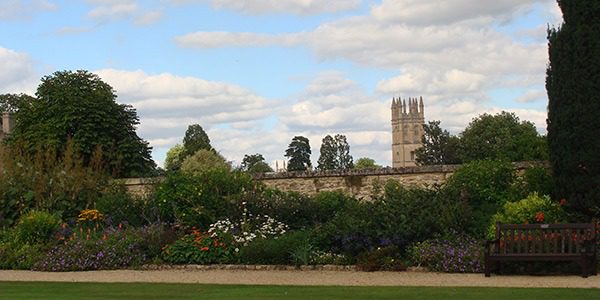 Scenic landscape with cloudy sky